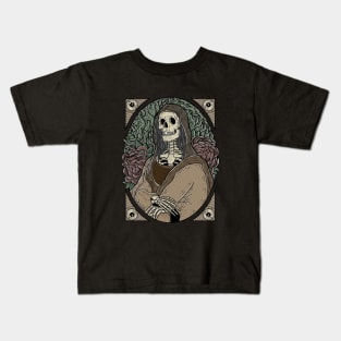 skull monalisa Kids T-Shirt